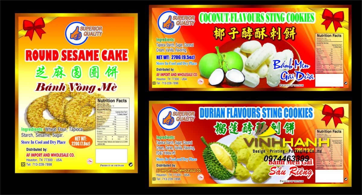 In tem nhãn 23 banh men